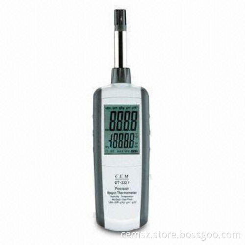 Psychrometer, Can Display Humidity/Temperature, Humidity/Dew Point and Humidity/Wet Bulb